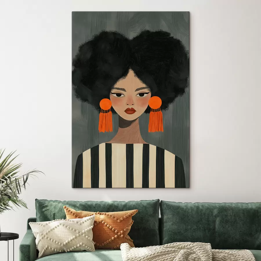 Tablouri Fata afro s50337