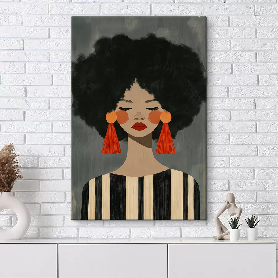 Tablouri Fata afro s50338