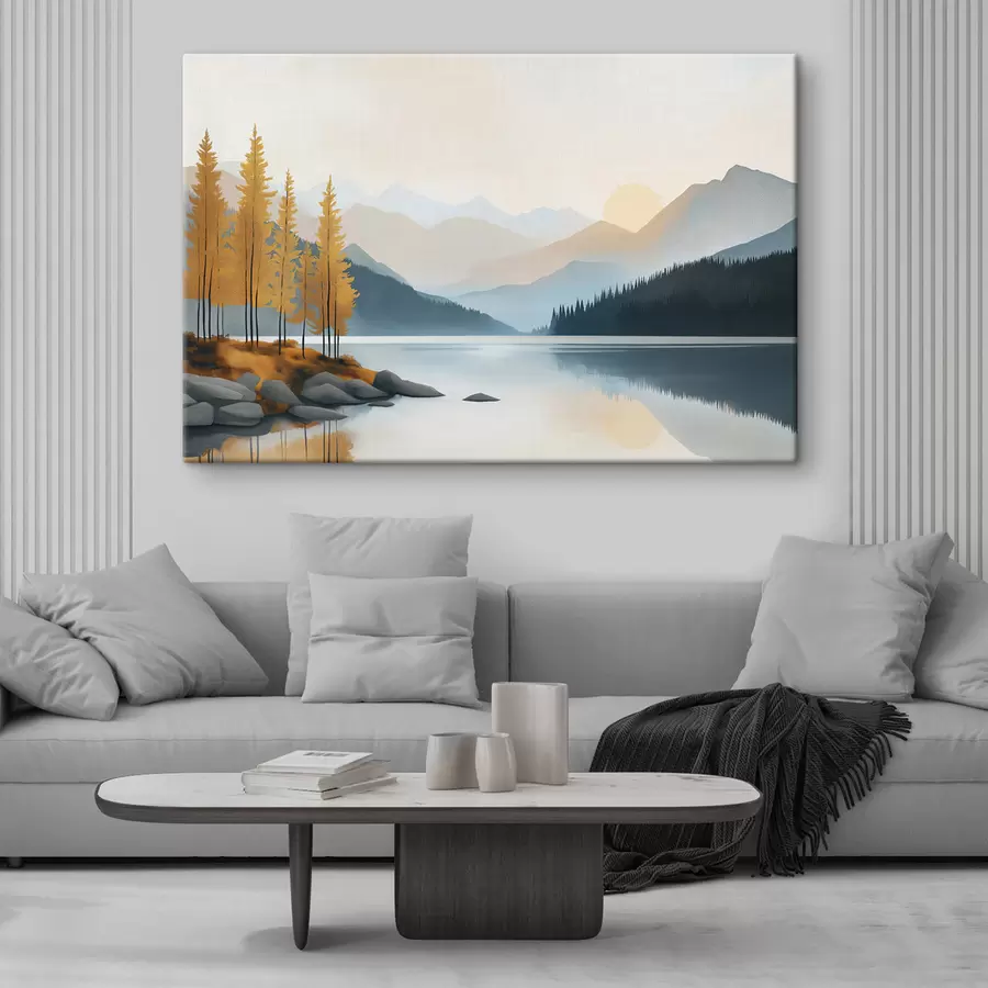 Tablouri Lacul de munte s50344