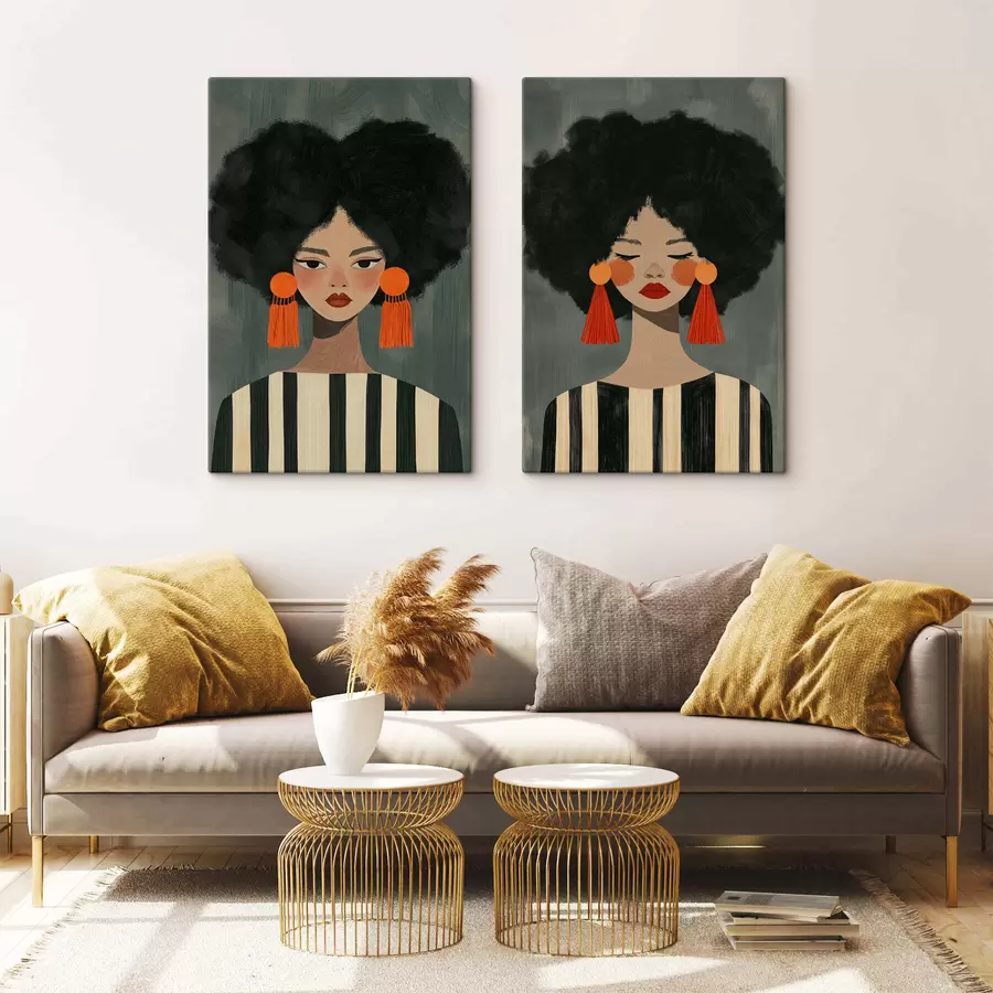 fototapet Fete afro m30882