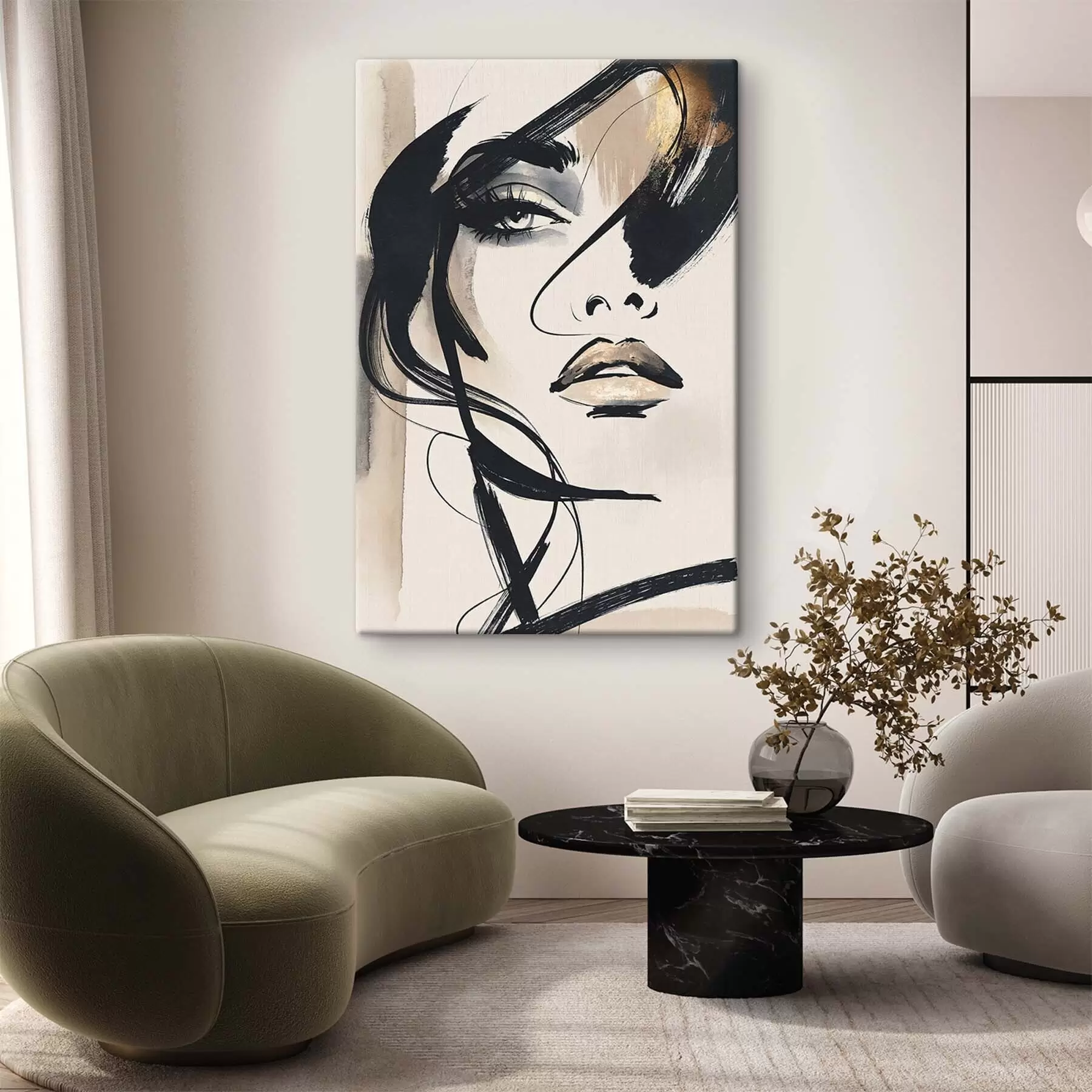 Tablouri Portret feminin abstract s50162