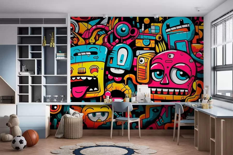 fototapet Graffiti w05762