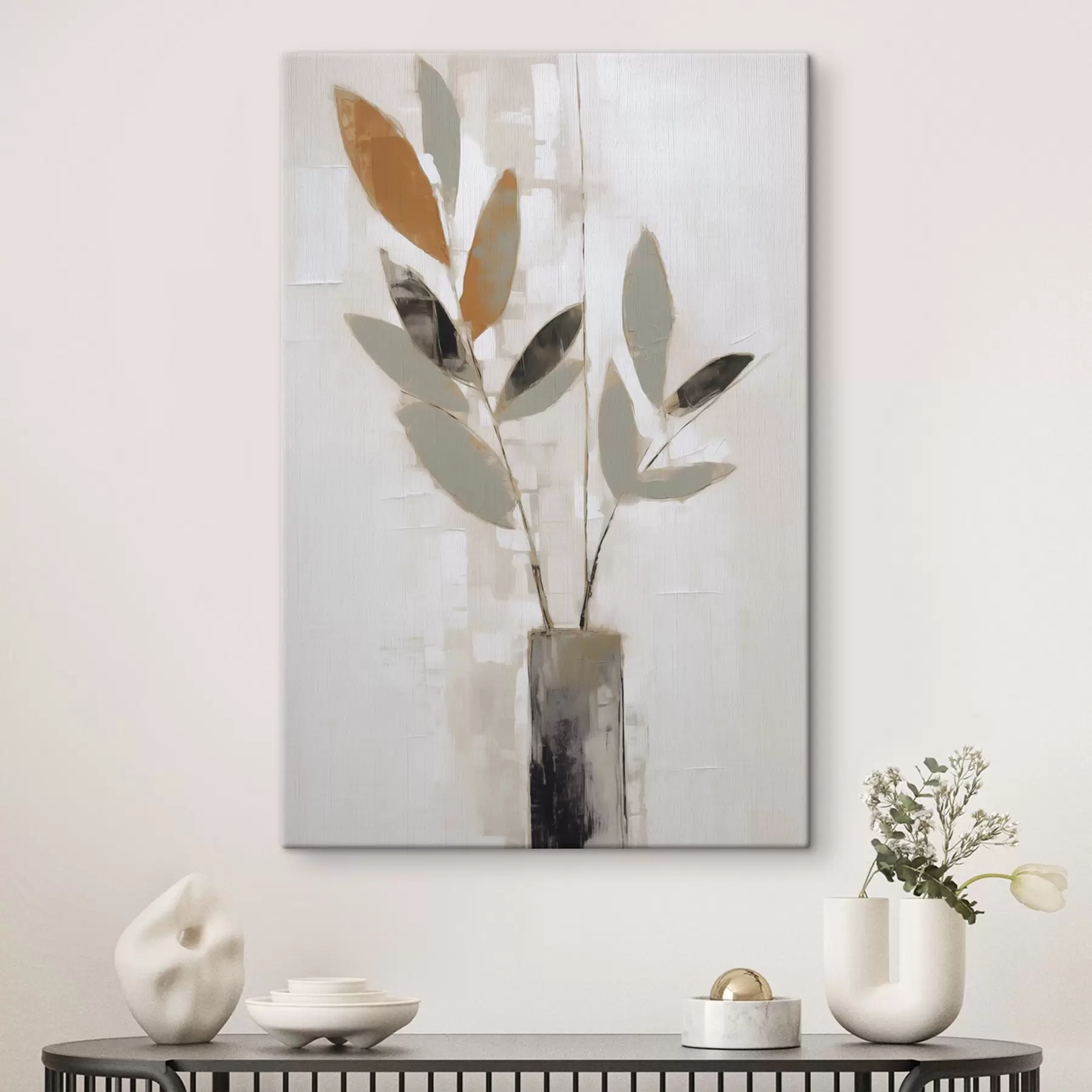 Tablouri Ramuri abstracte într-o vază, imitație de tablou s50373