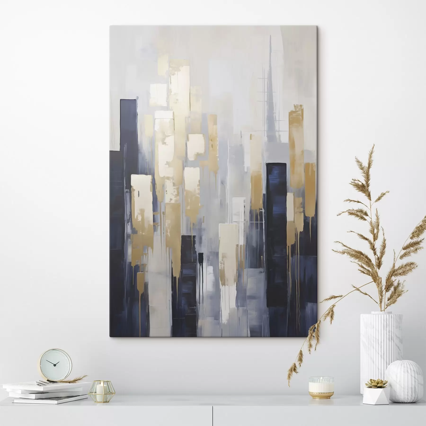 Tablouri Compoziție abstractă, imitație de pictură s50384