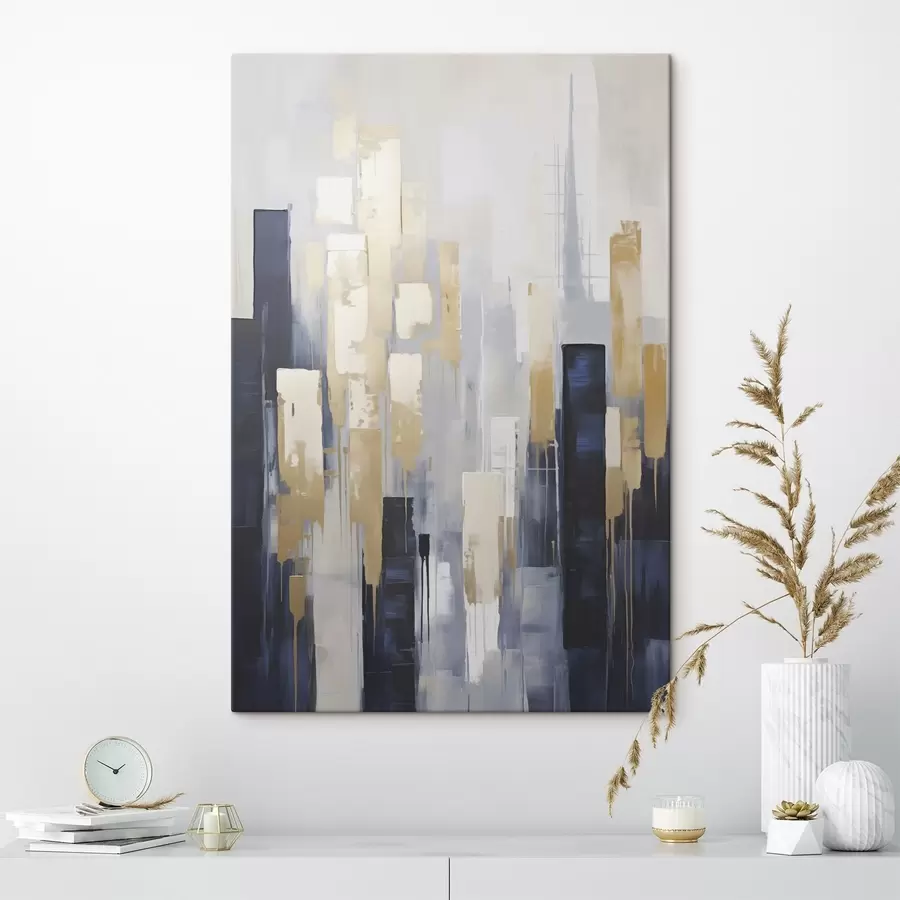 Tablouri Compoziție abstractă, imitație de pictură s50384