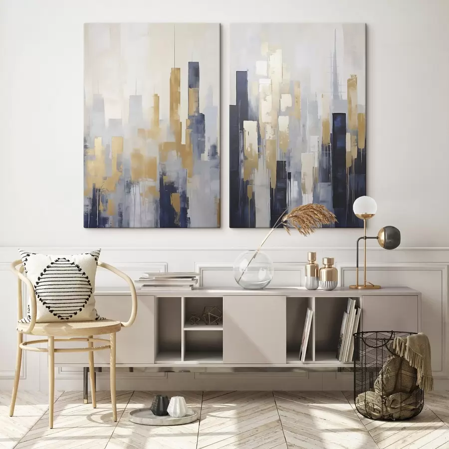 Tablouri Compoziție abstractă, imitație de pictură m30899