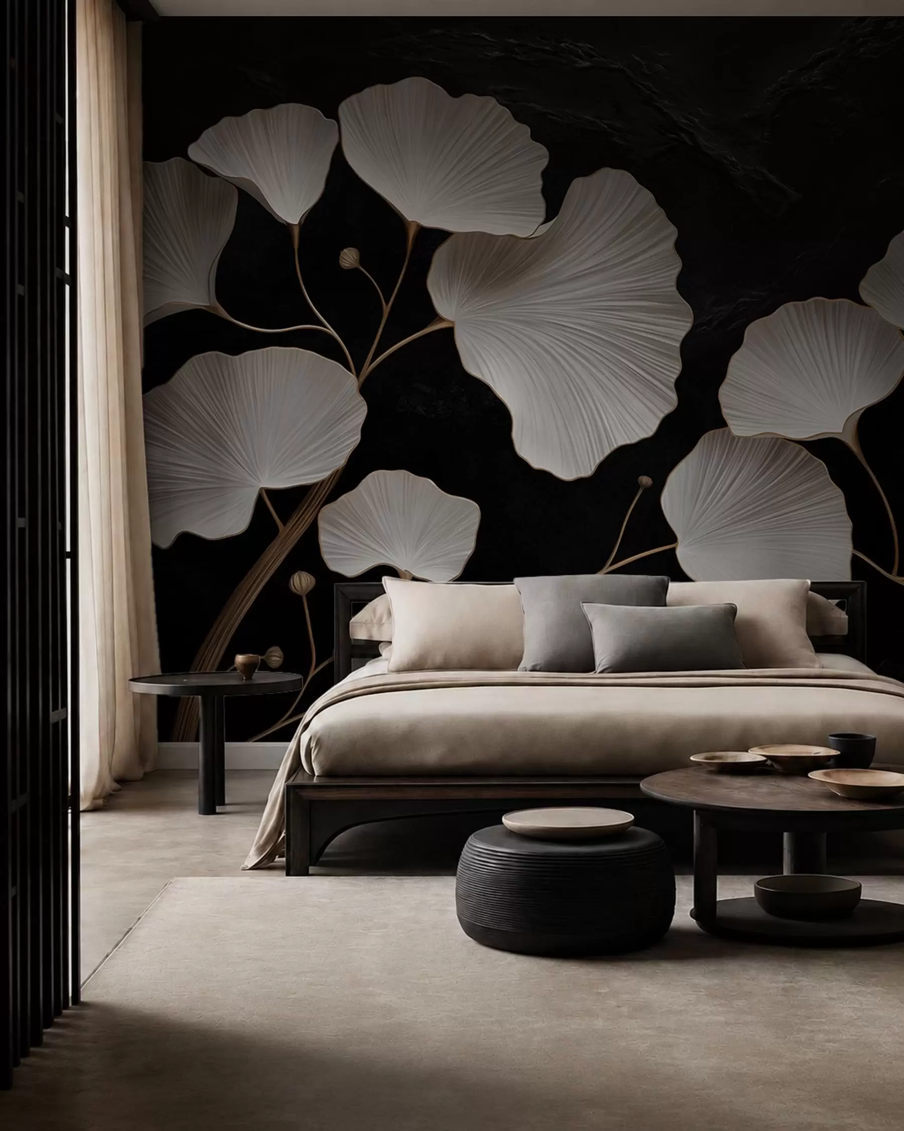 fototapet Ginkgo nocturn w05860