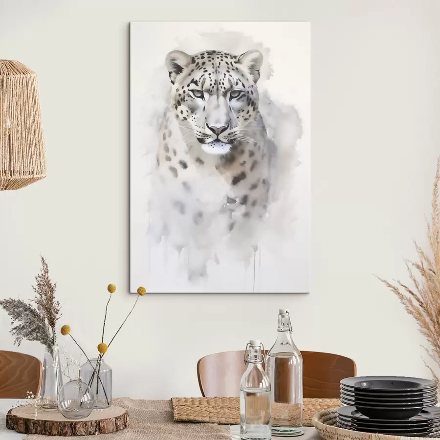Tablouri Portretul unui leopard, imitație după o pictură s50412
