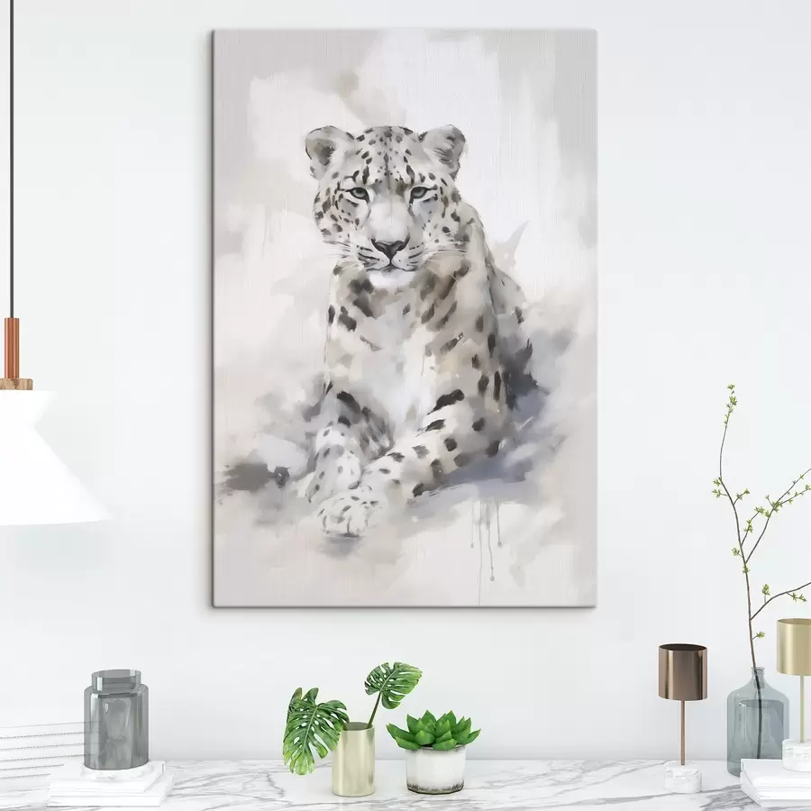 Tablouri Leopard, pictură în imitație s50413