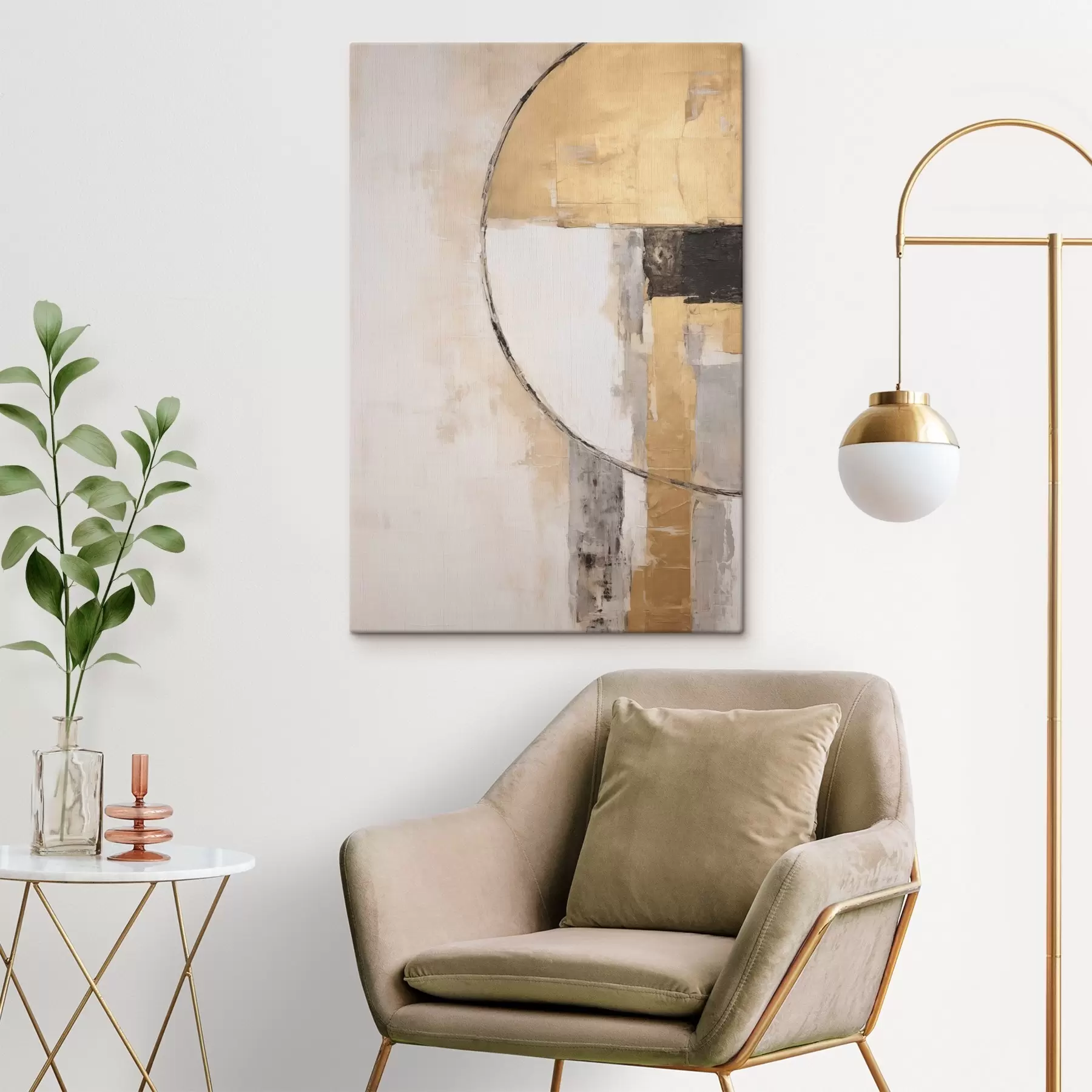 Tablouri Compoziție abstractă cu forme geometrice s50416
