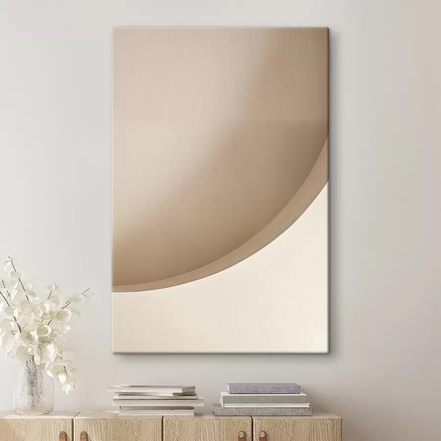 Tablouri Curba abstractă de nisip s50394