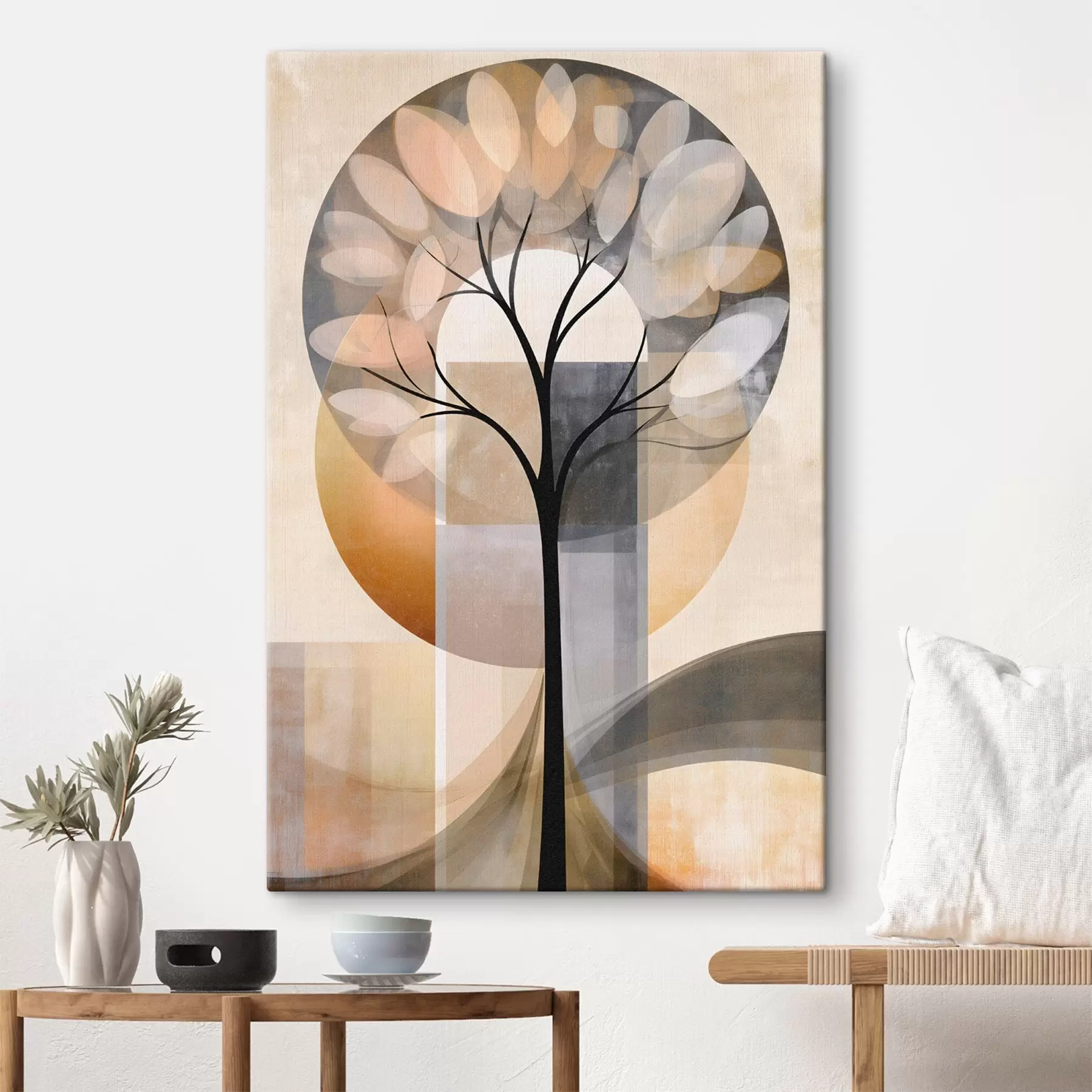 Tablouri Un copac abstract în stil scandinav s50489