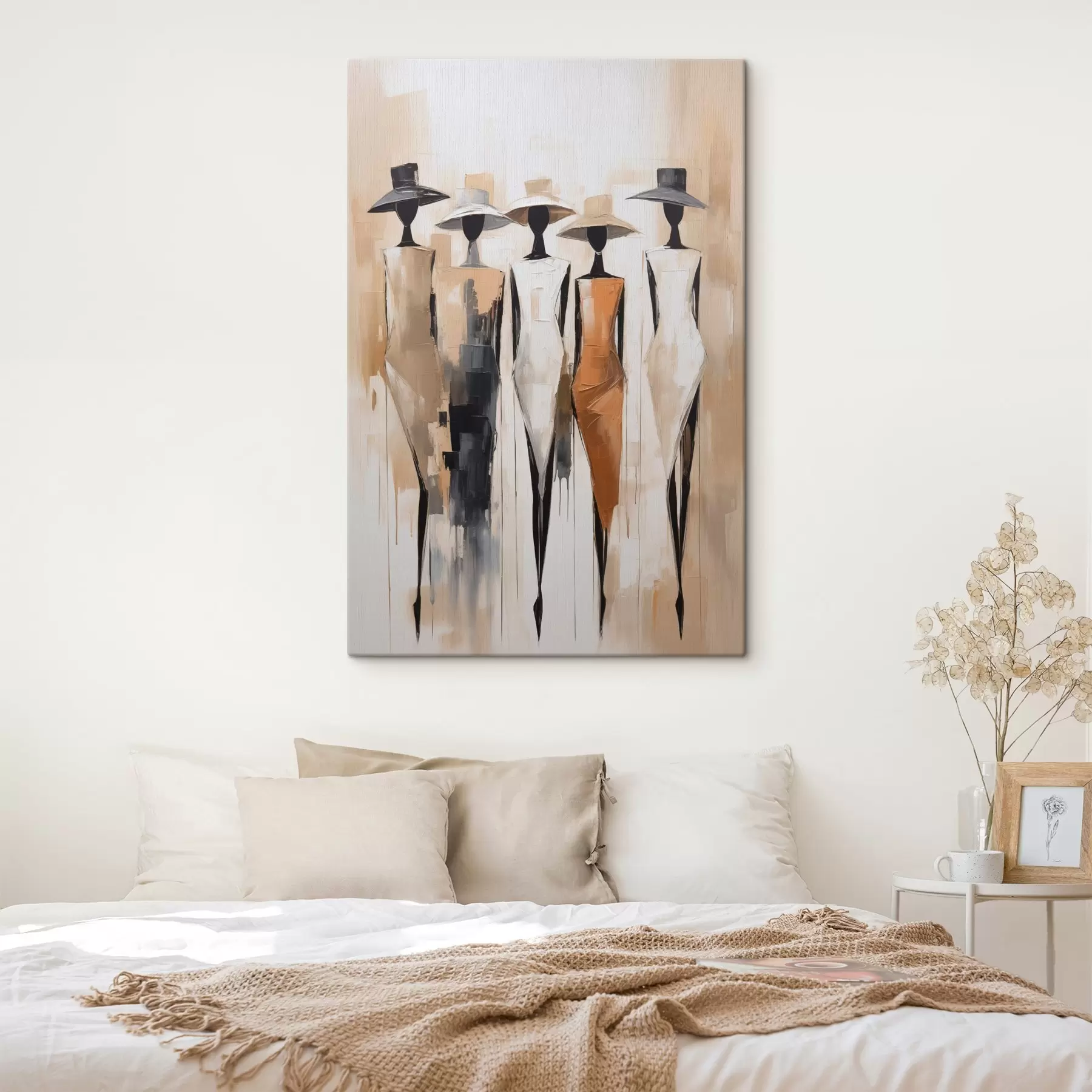 Tablouri Siluete abstracte, imitație de pictură s50664