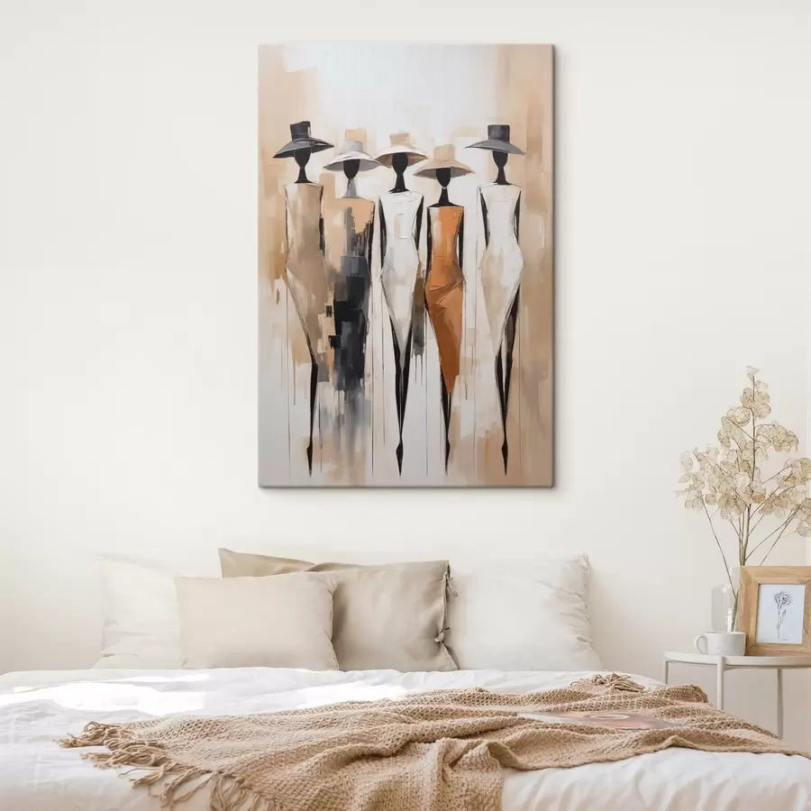 Tablouri Siluete abstracte, imitație de pictură s50664