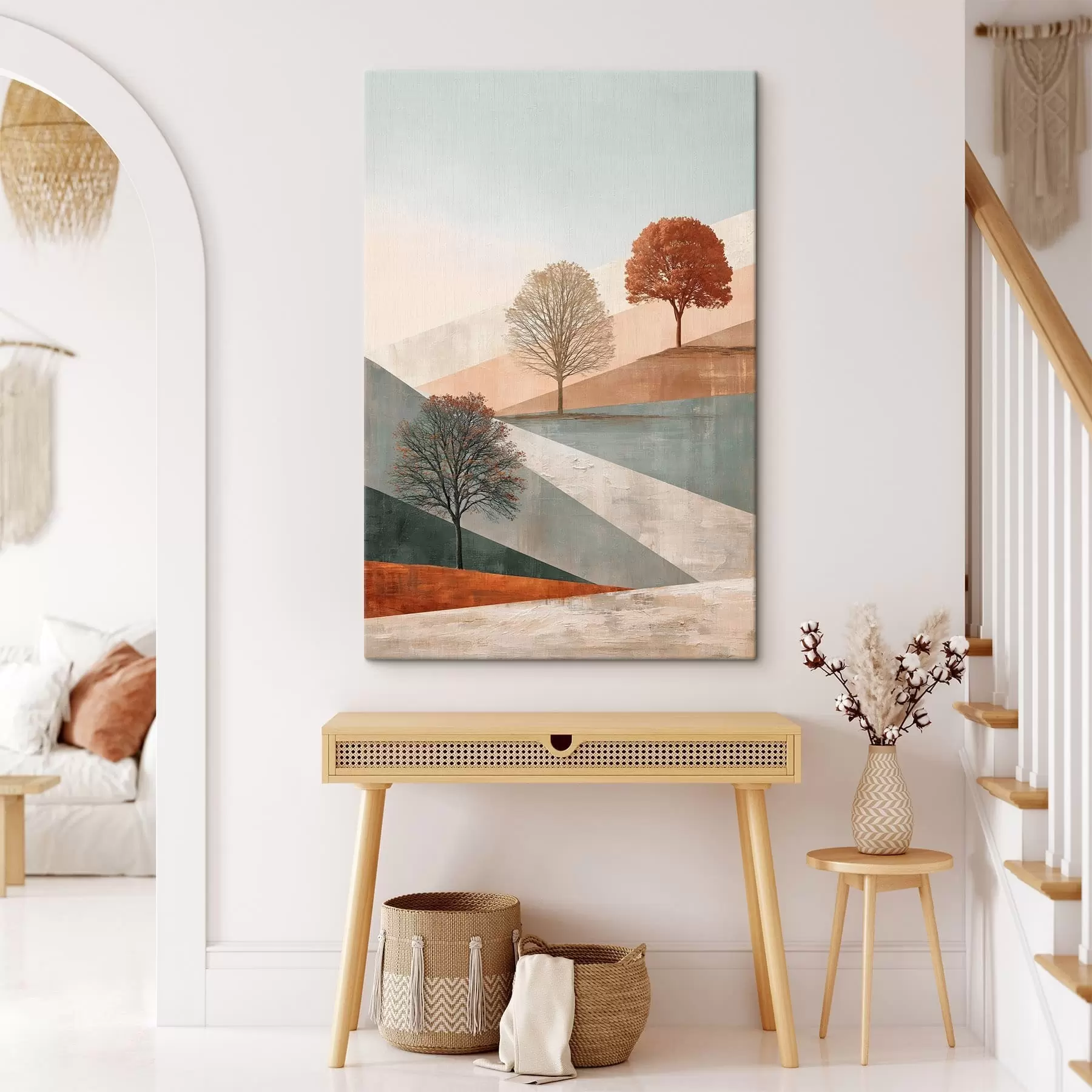 Tablouri Peisaj abstract cu copaci s50570