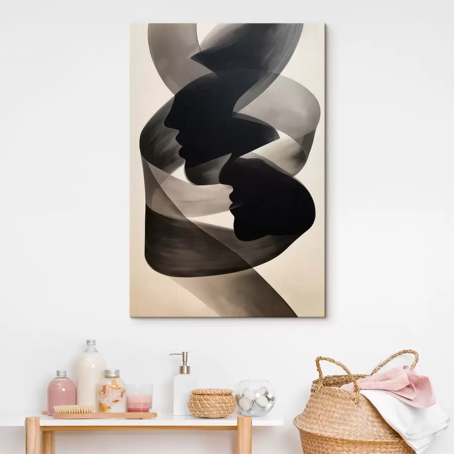 Tablouri Siluete abstracte de fețe s50697