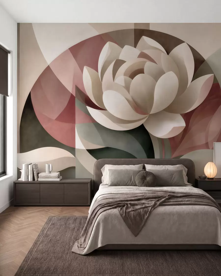 fototapet Geometrie florală w10035