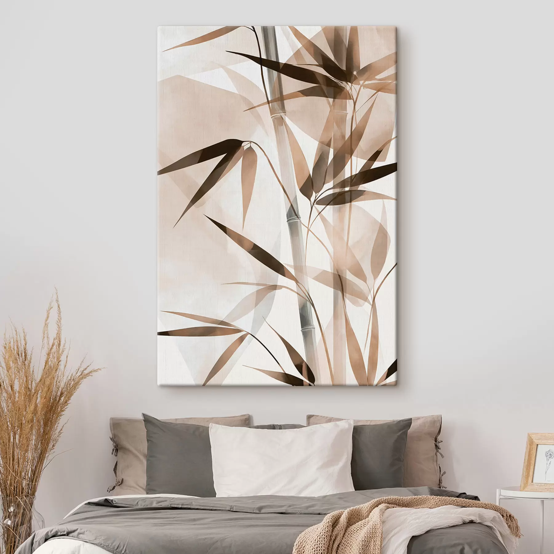 Tablouri Frunze de bambus abstracte s50575