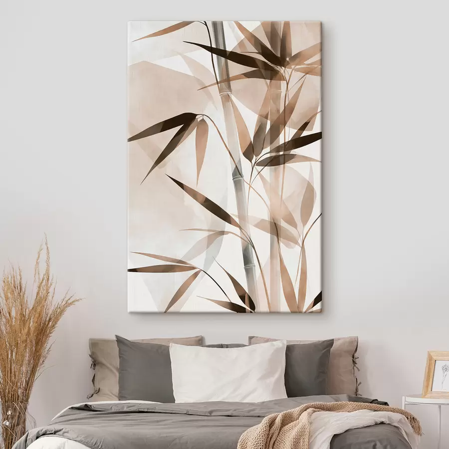 Tablouri Frunze de bambus abstracte s50575