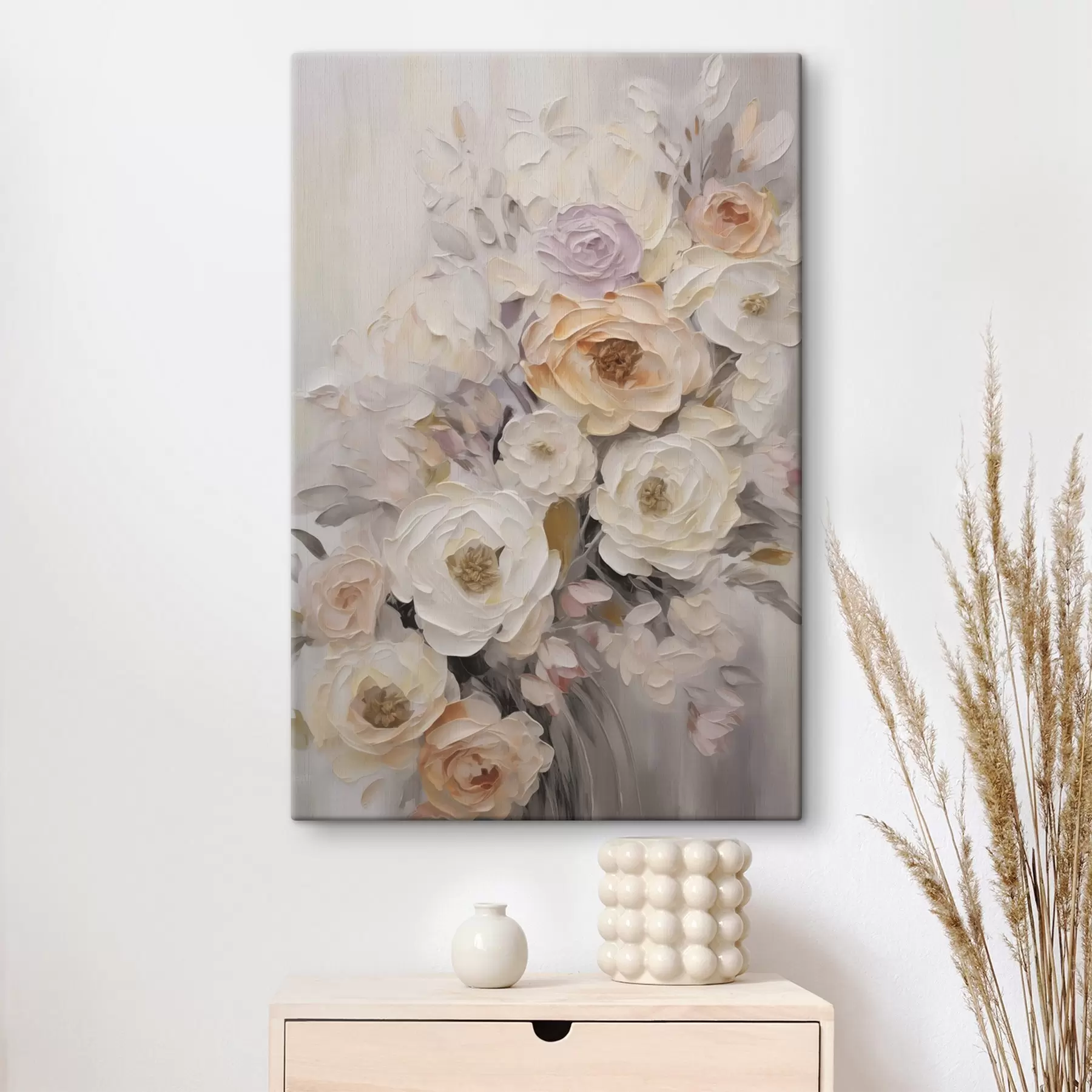 Tablouri Trandafiri abstracți, imitație a unui tablou s50766