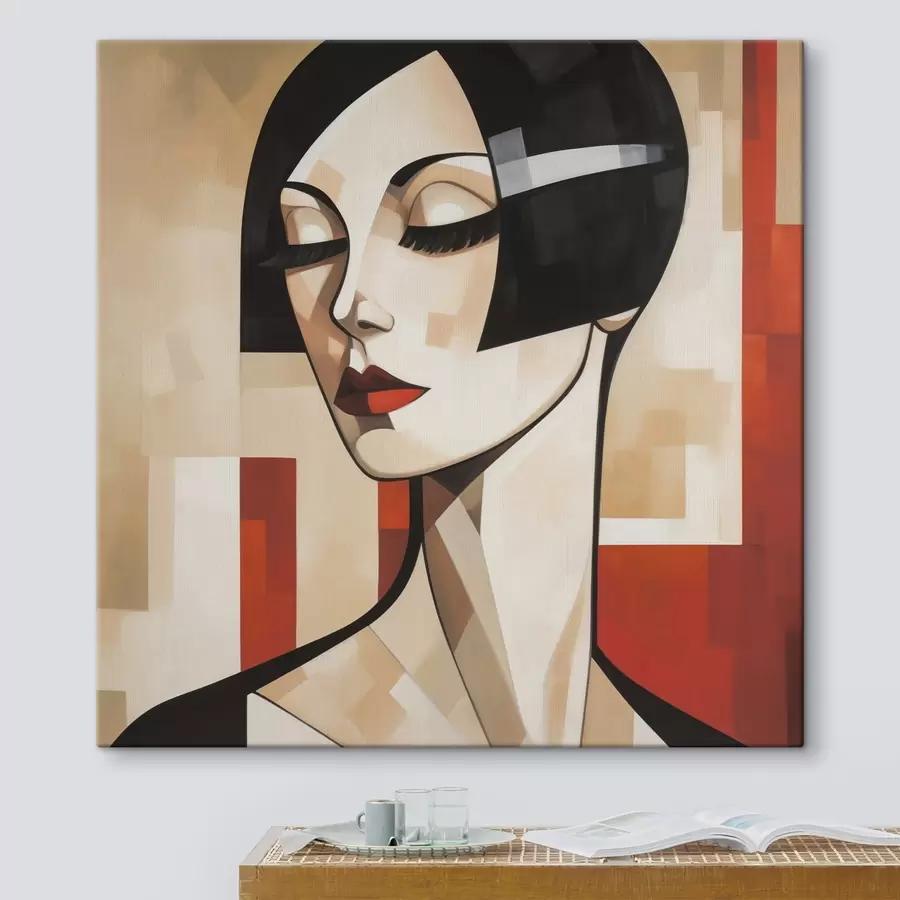 Tablouri Portret feminin abstract s50780