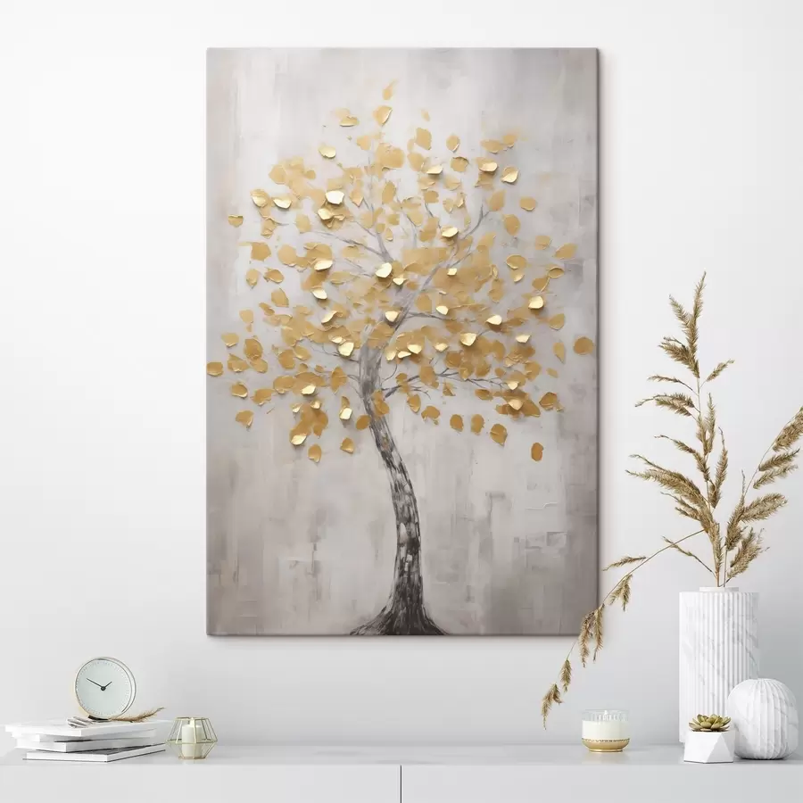 Tablouri Arbore abstract, pictură în stil imitație s50800