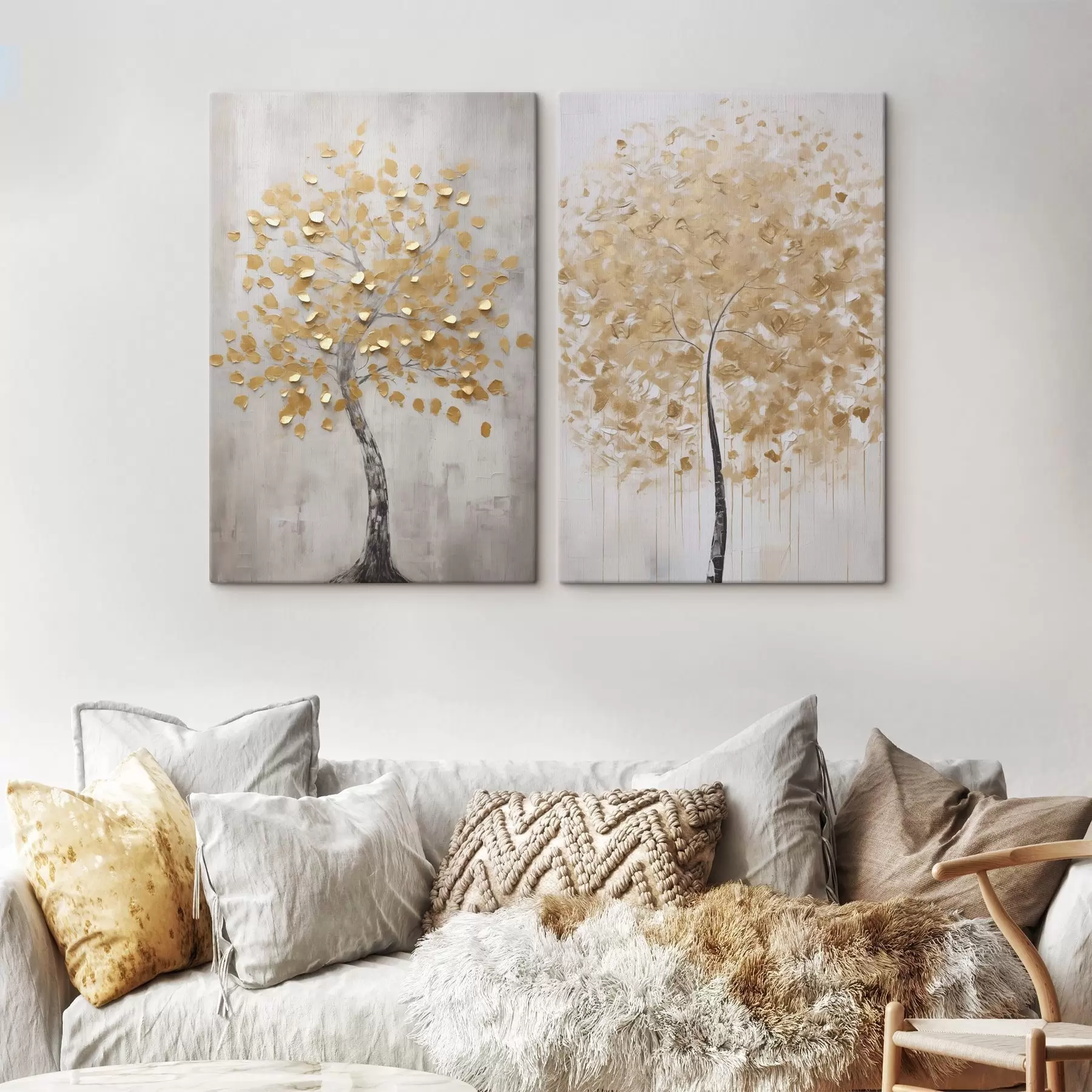 Tablouri Arbore abstract, pictură în stil imitație m31013