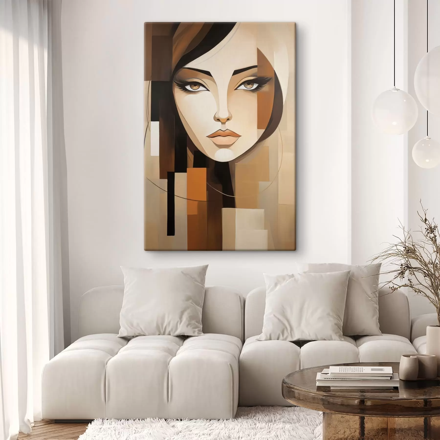 Tablouri Portret abstract al unei femei s50821