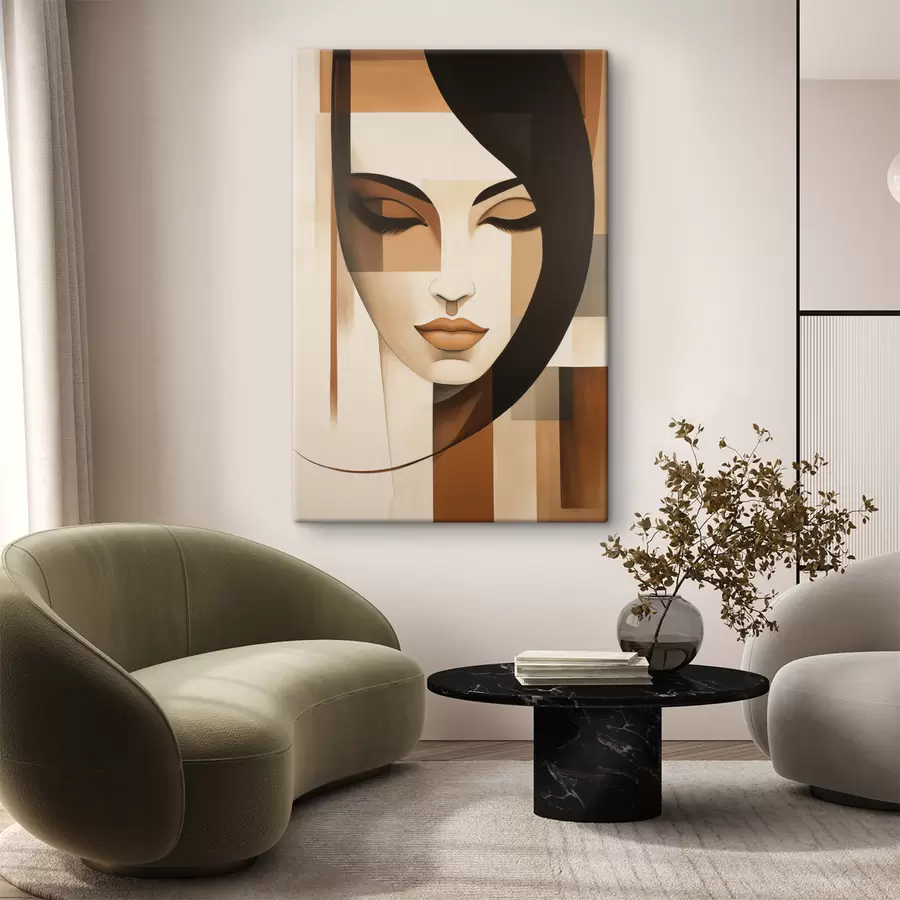 Tablouri Portret abstract al unei femei s50822