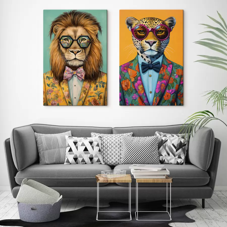 fototapet Animale în costume m31018