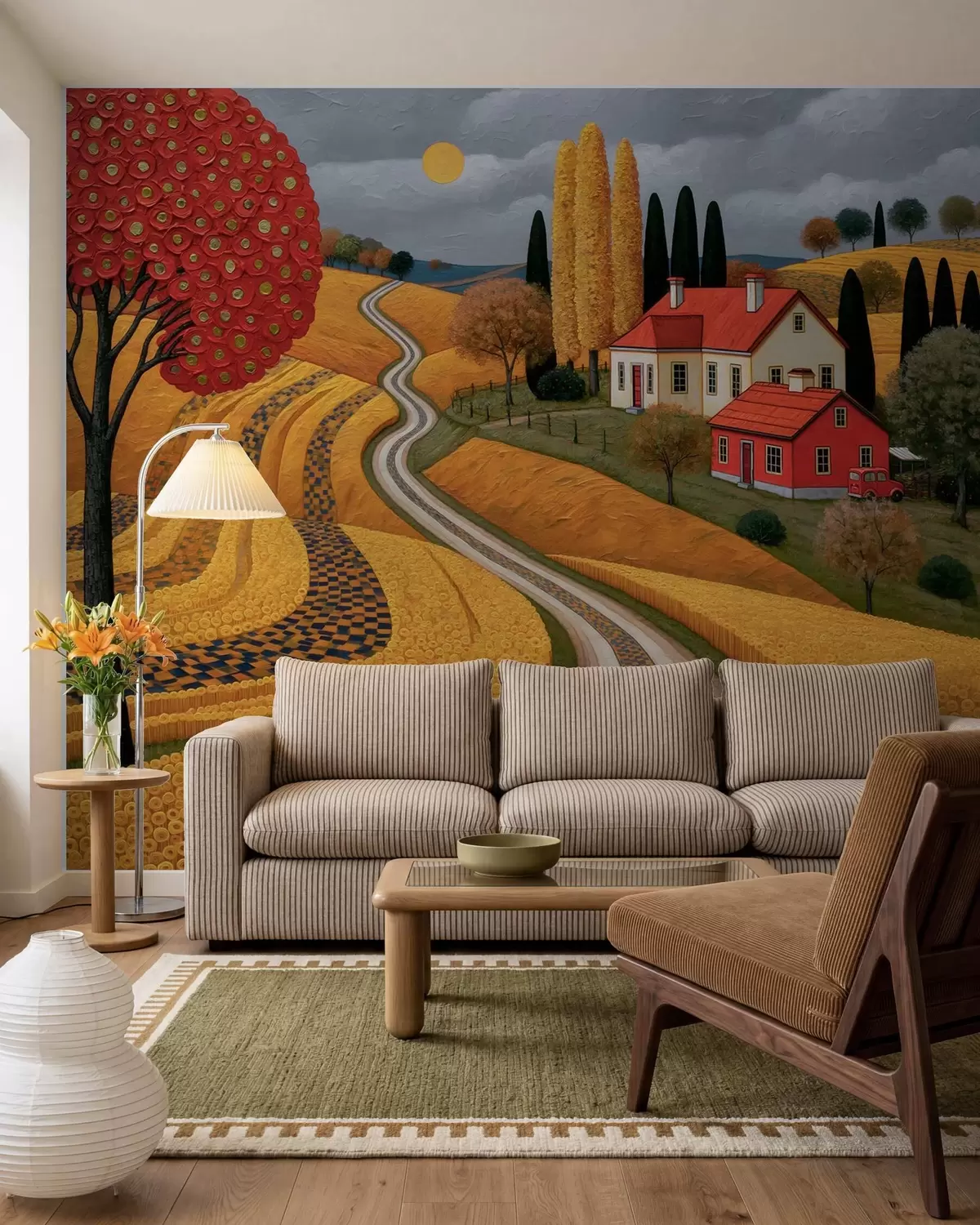 fototapet Sat de toamnă w10049