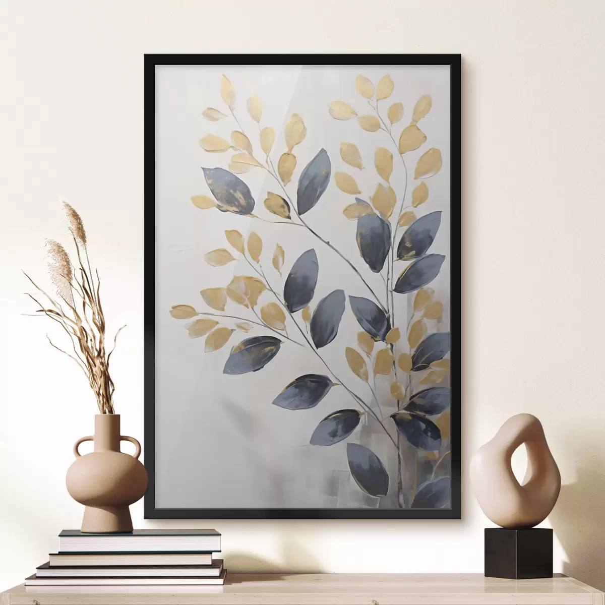 Poster Ramuri decorative, pictură în stil imitație f50841