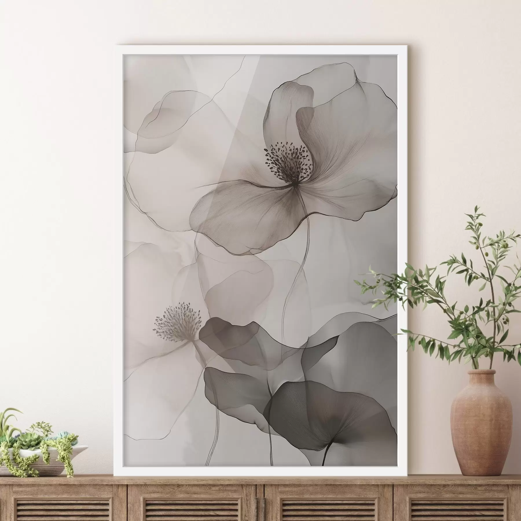 fototapet Motive florale transparente f50752