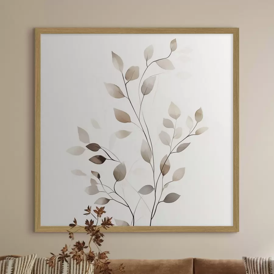 fototapet Ramură grafică elegantă f50763