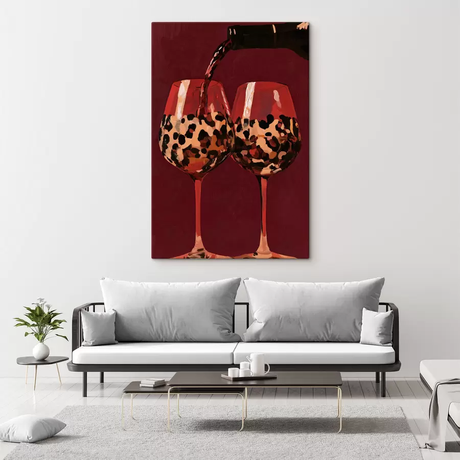 Tablouri Două pahare de vin s50900