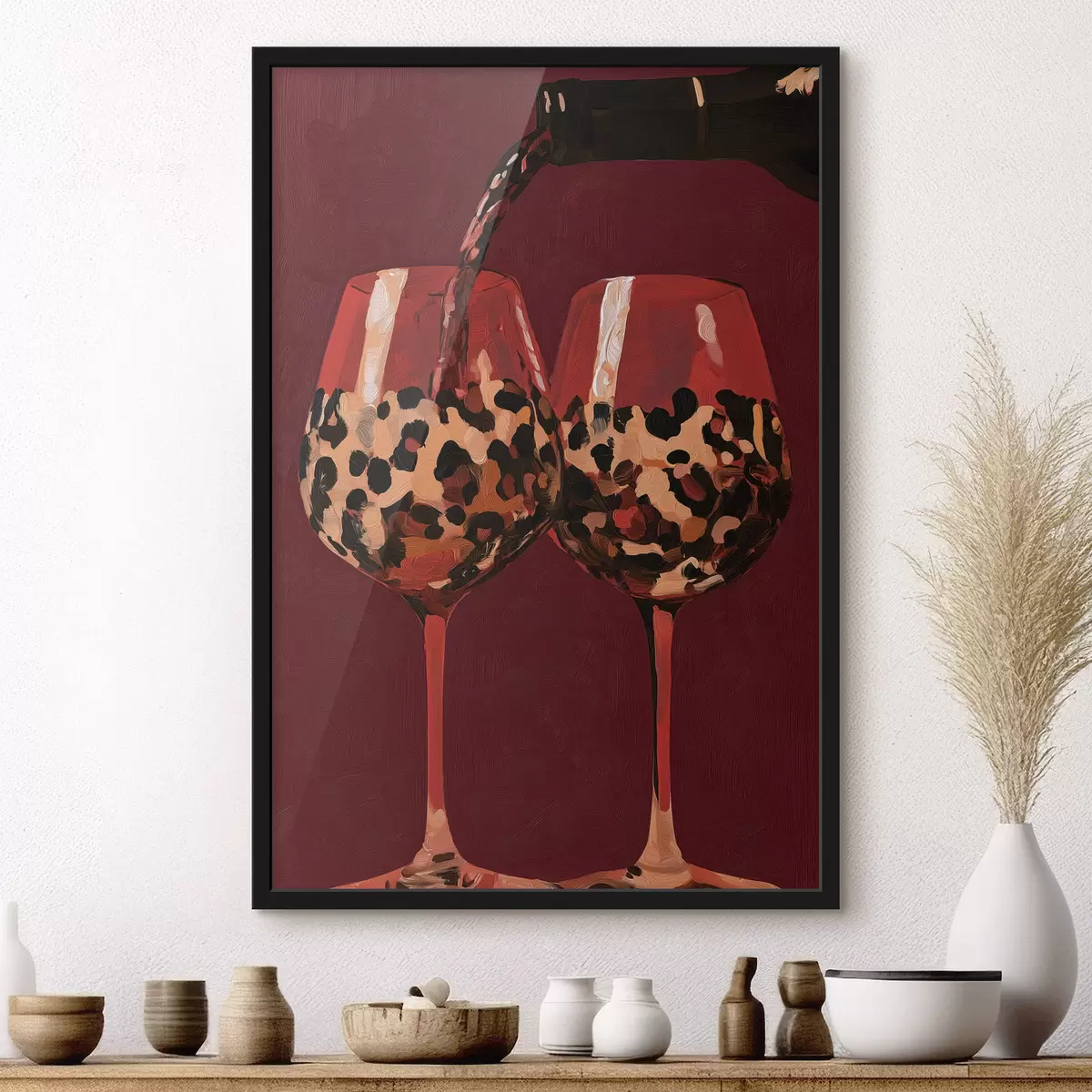 Poster Două pahare de vin f50900