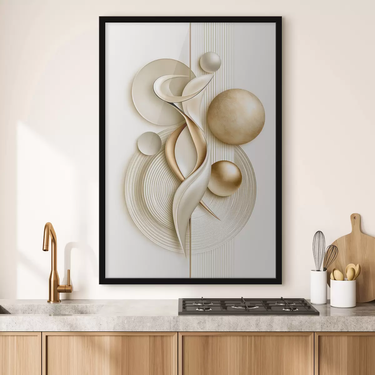 Poster Figură abstractă cu bile f50860