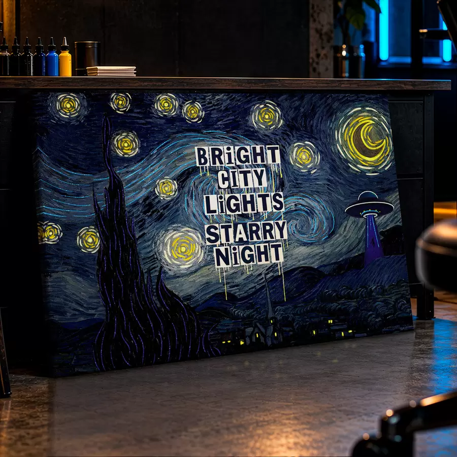Tablouri Orașul sub lumina stelelor s50654