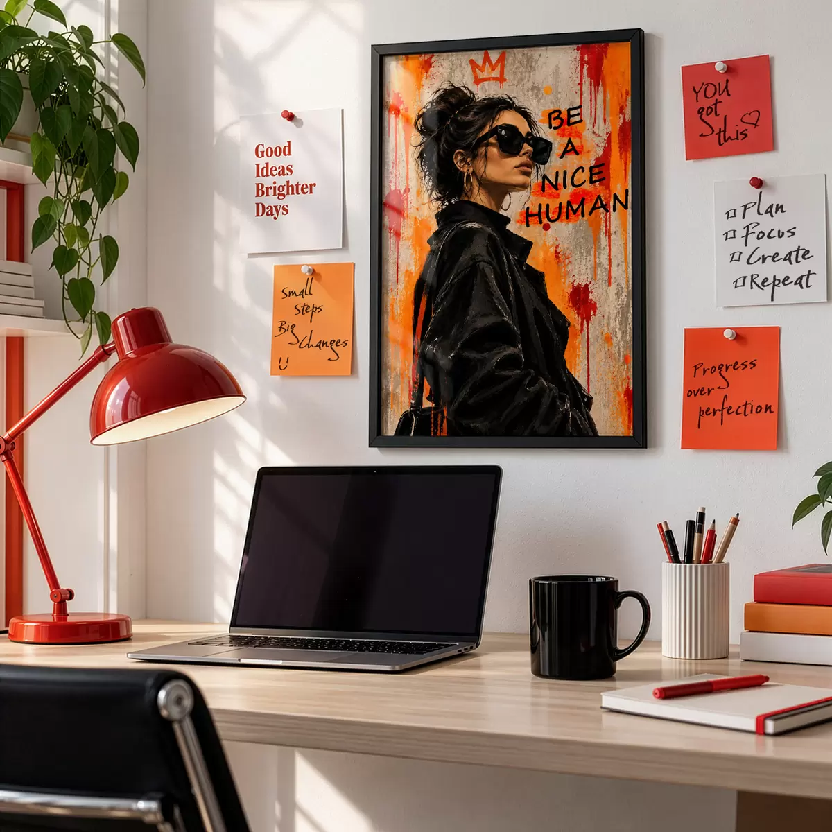 Poster Fii un om bun f50647