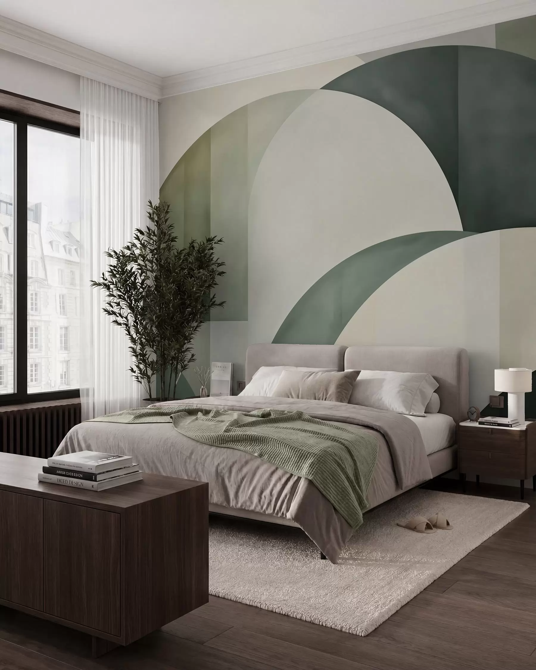fototapet Arce în verde w05943