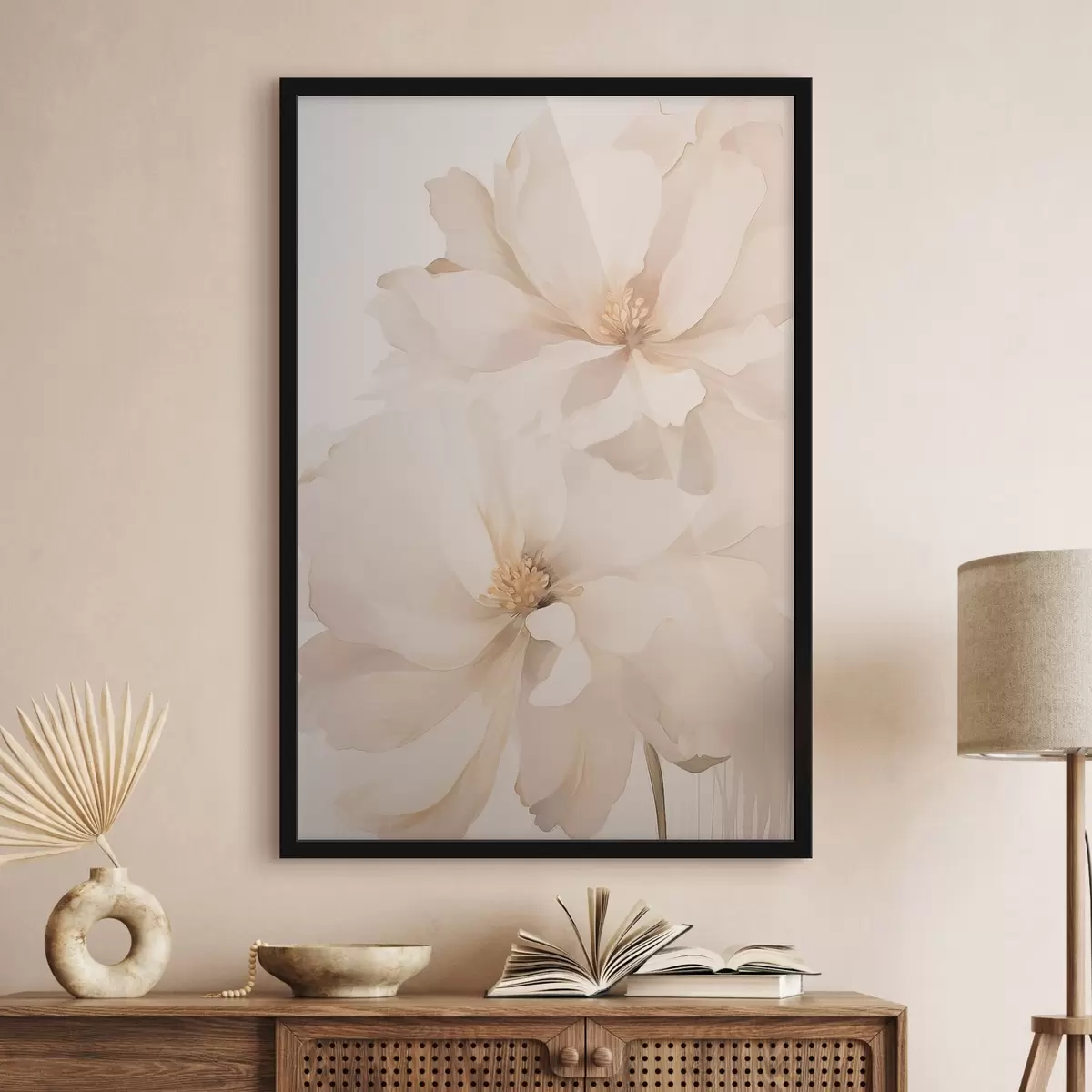 Poster Bujor crem delicat f50910