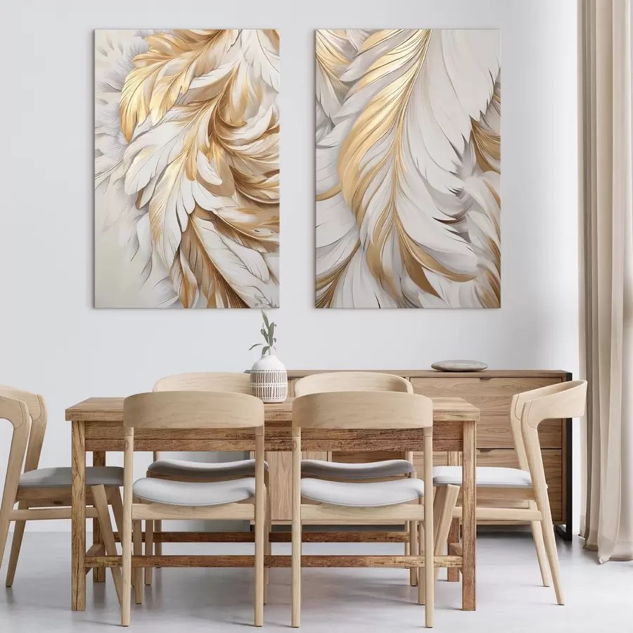 Tablouri Pene mari, decorative, detalii complexe și o textură delicată m31051