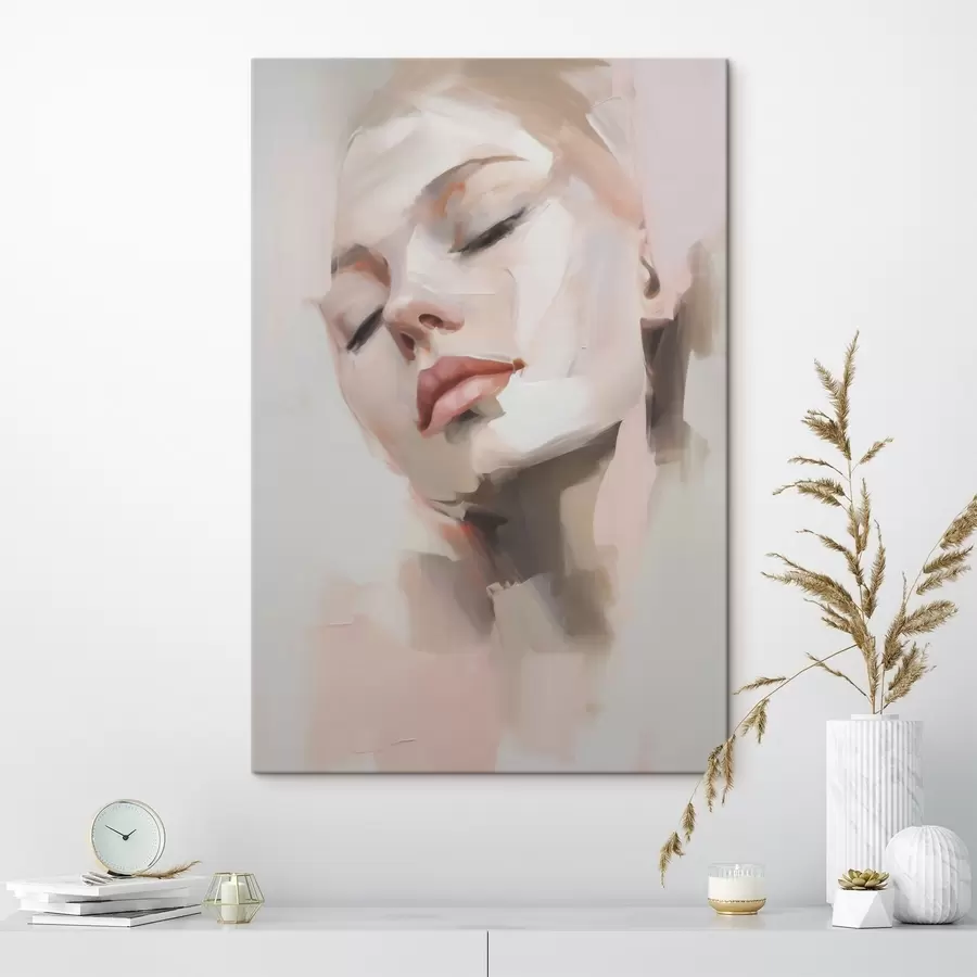 Tablouri Portret abstract al unei tinere s50977