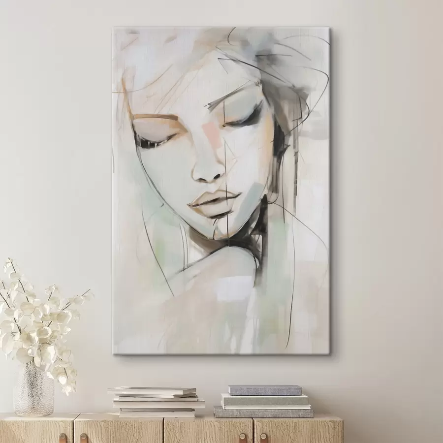 Tablouri Portret, imitație după un tablou s50979