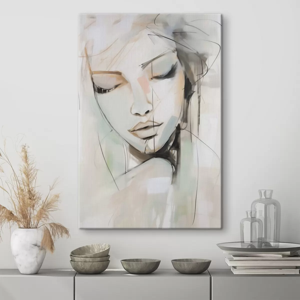 Tablouri Portret, imitație după un tablou s50979