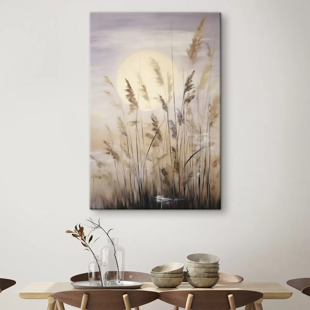 Tablouri Plante abstracte, pictură în stil imitație s50986