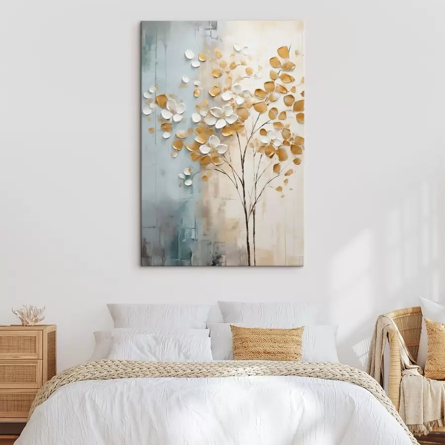 Tablouri Arbore abstract, pictură în stil imitație s50991
