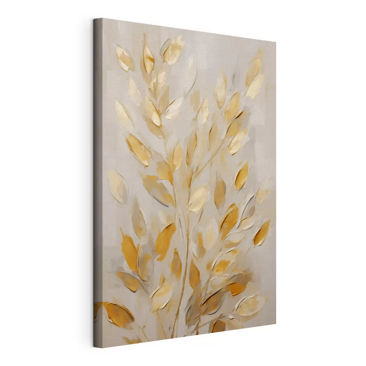 Tablouri Frunziș abstract, pictură în stil imitație s50994