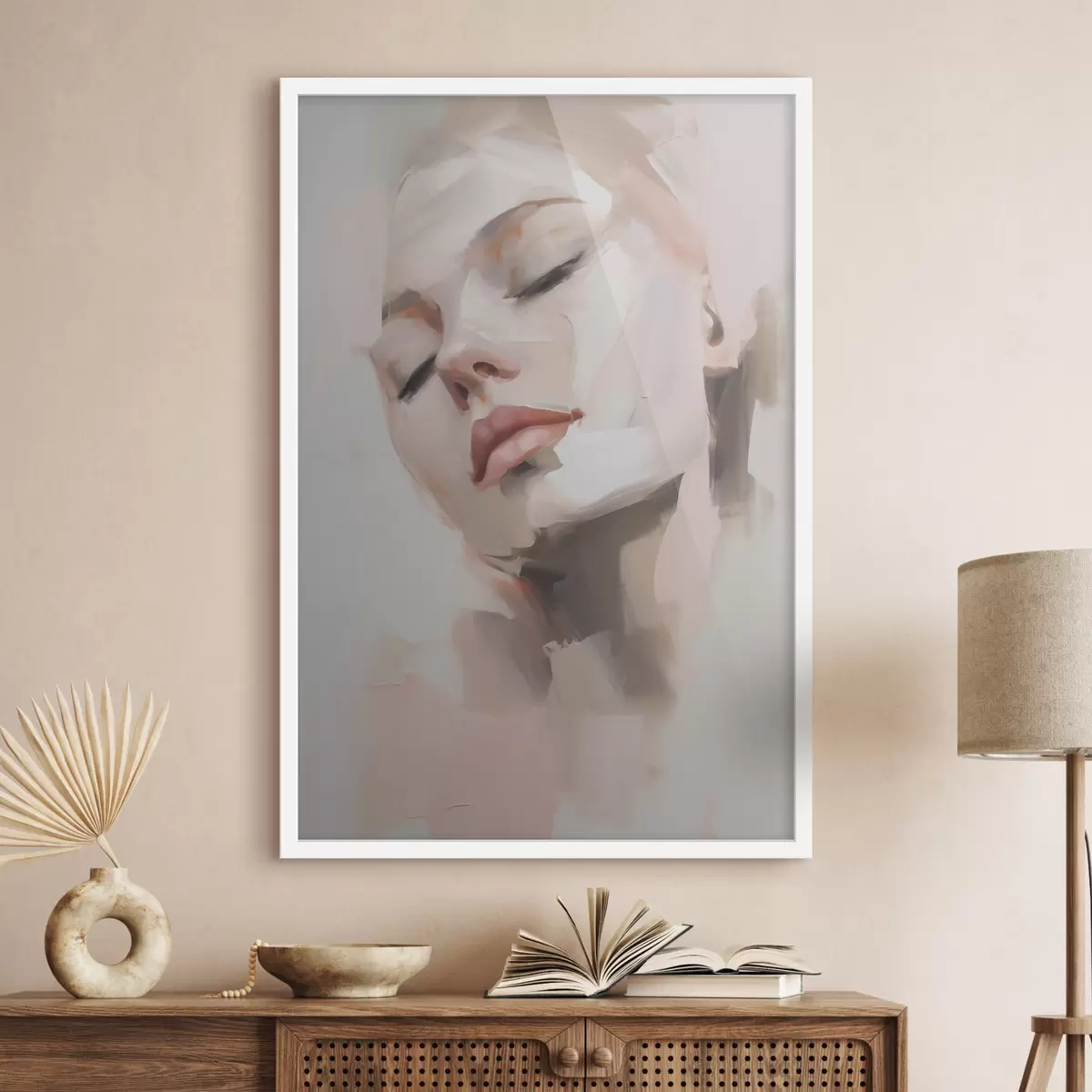 Poster Portret abstract al unei tinere f50977