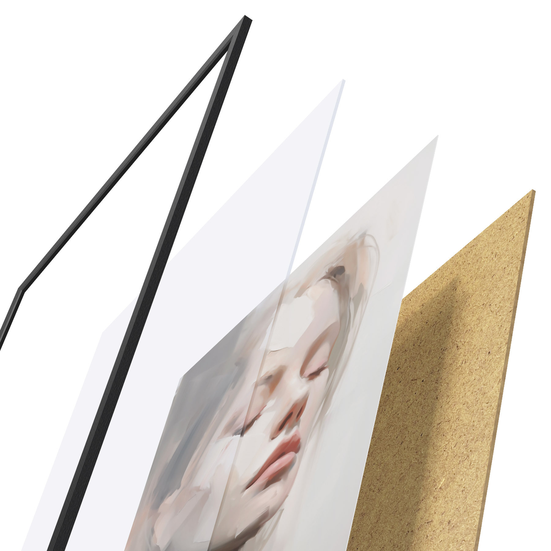Poster Portret abstract f50978